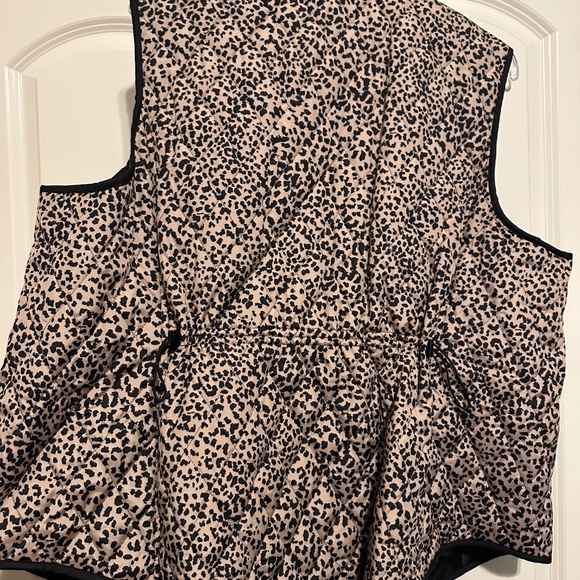 NWT Croft & Barrow vest in leopard print sz 4x Plus size - Picture 3 of 3